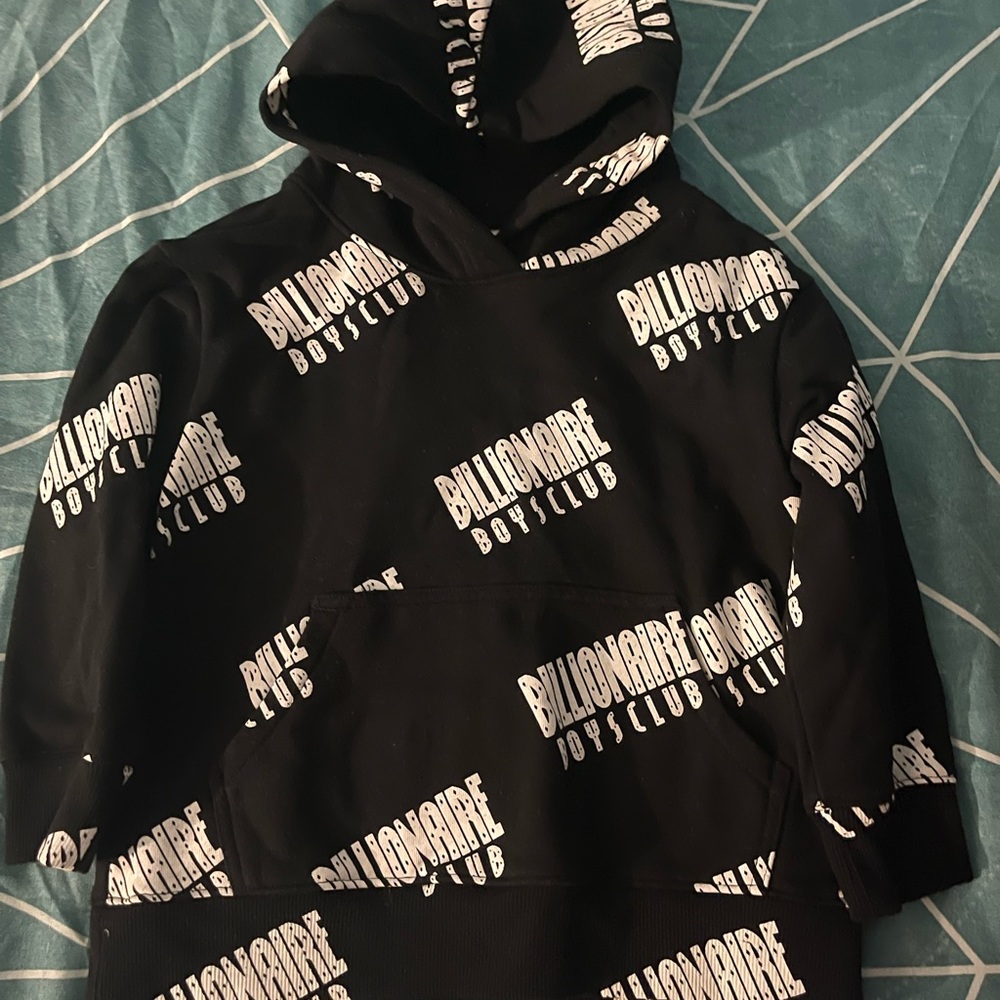 Toddler boy Billionaire Boys Club Hoodie ( black and white ) size 6t